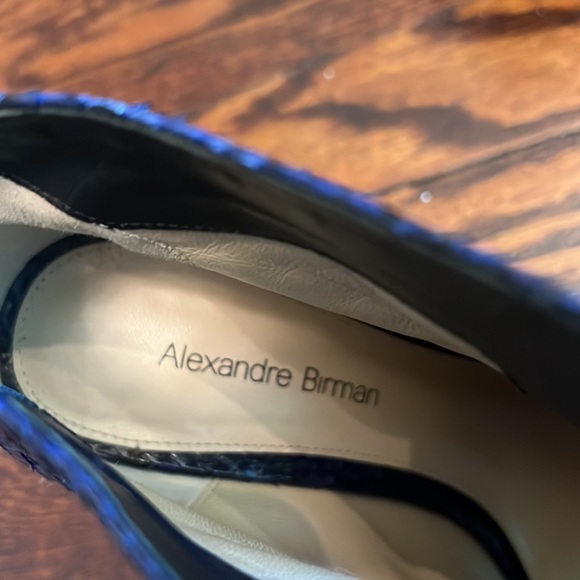 đź’™Alexandre Birman Twilight Blue Python Booties! - Picture 9 of 13